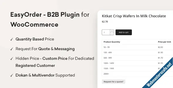 EasyOrder - B2B Plugin for WooCommerce 1.0.2