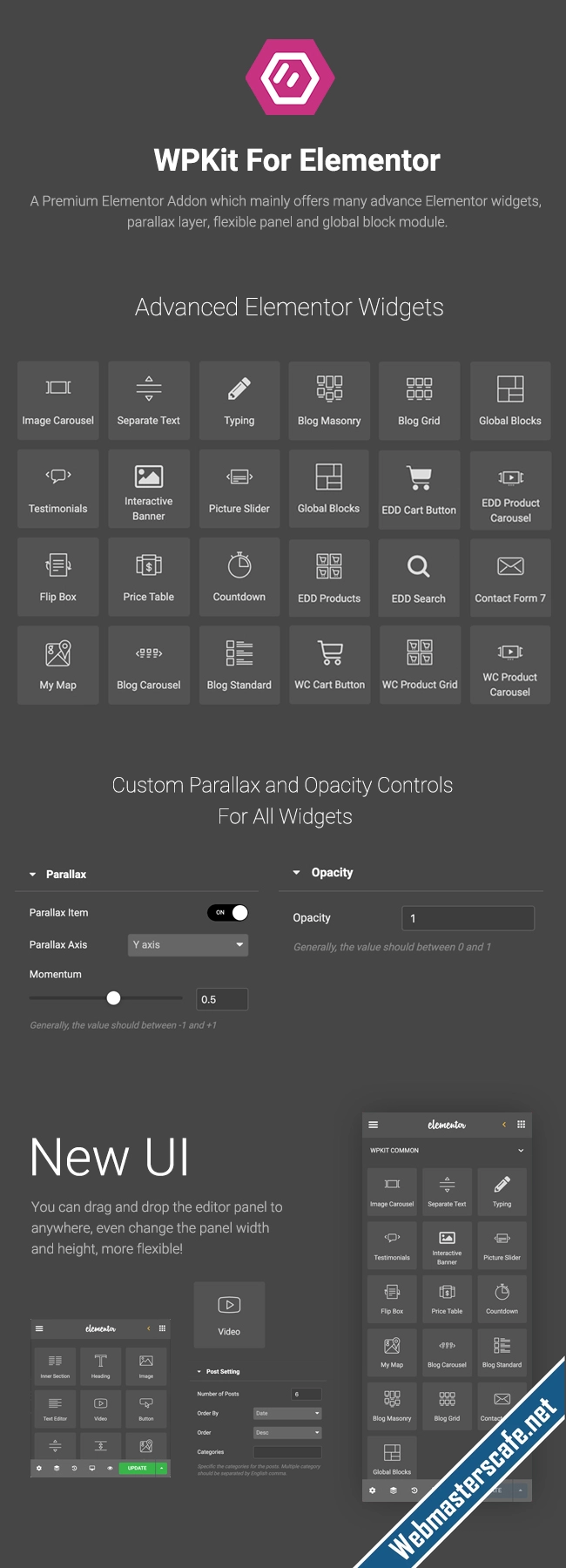 WPKit For Elementor - Advanced Widgets & Addon 1.1.0
